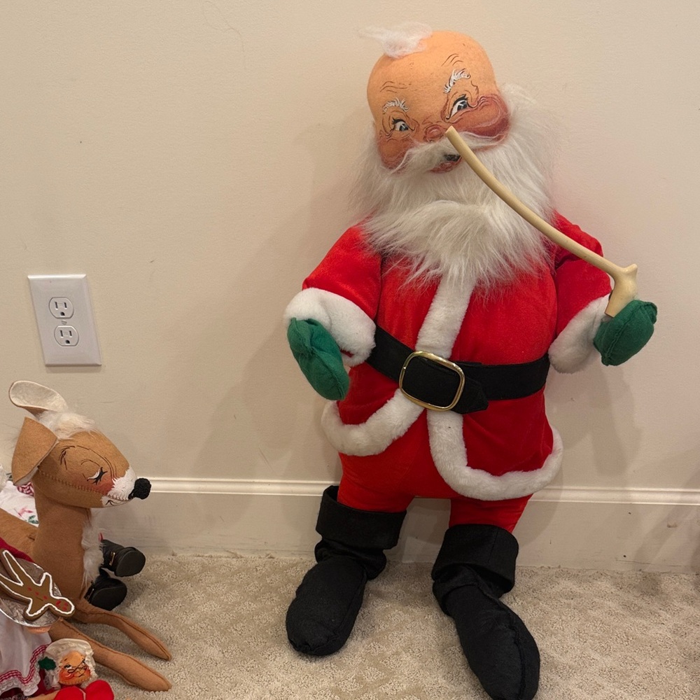 Santa Claus annalee Costume with Beard